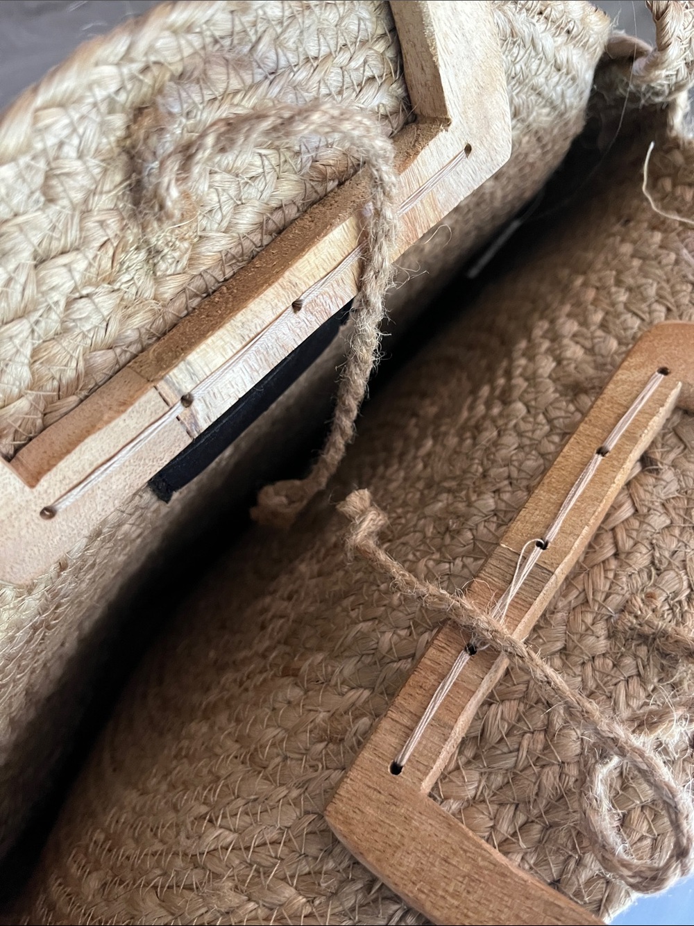 Woven Round Straw Shoulder Bag in Natural - Unbranded vintage 🥰 - Picture 3 of 3